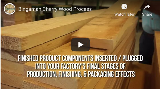 Bingaman Cherry Wood Process